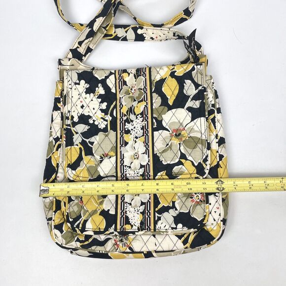 Vera Bradley Hipster Mailbag Crossbody Bag Purse & Zip Around Wallet DOGWOOD - Picture 9 of 16